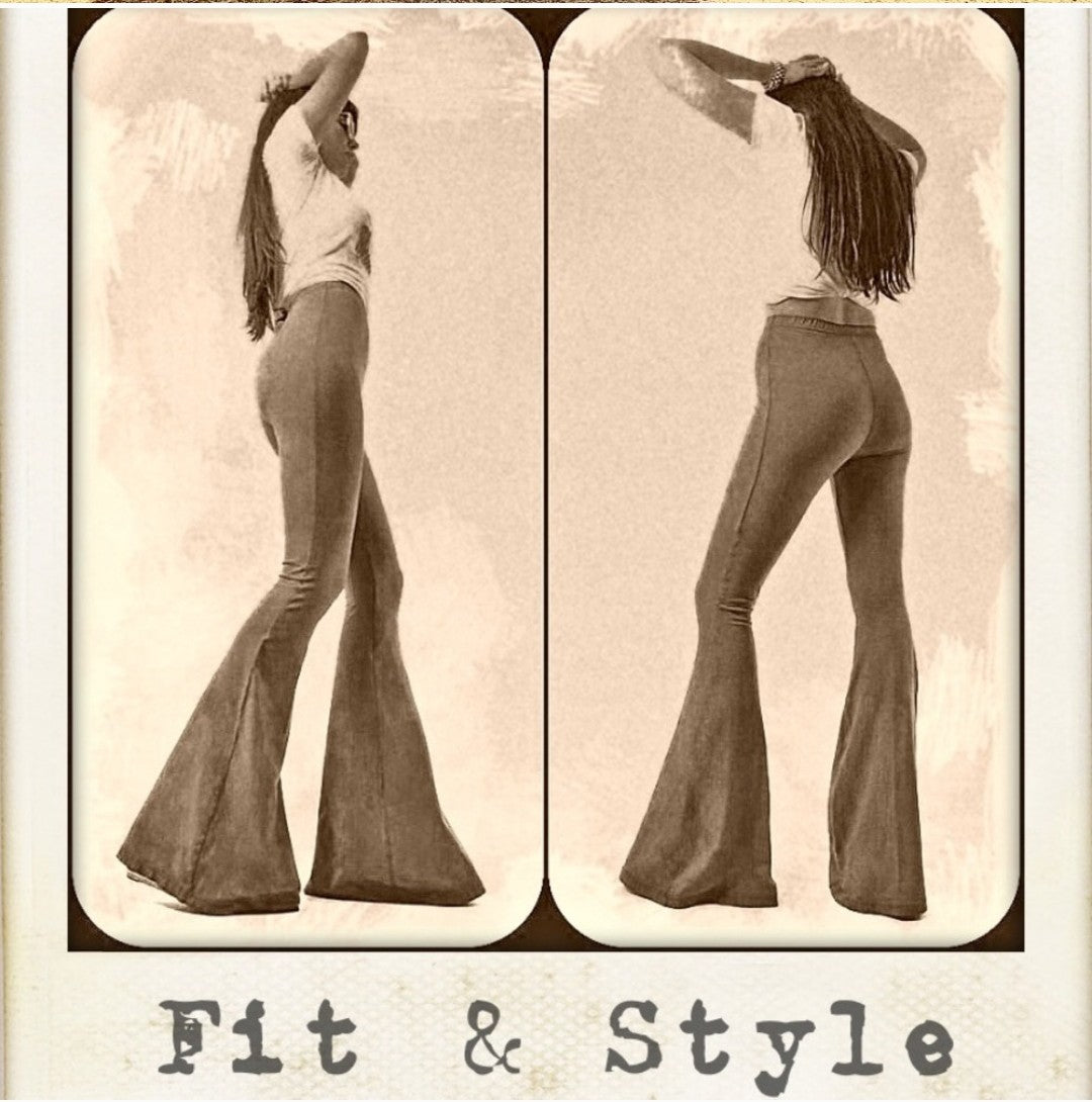 Ice Dyed Bell Bottoms